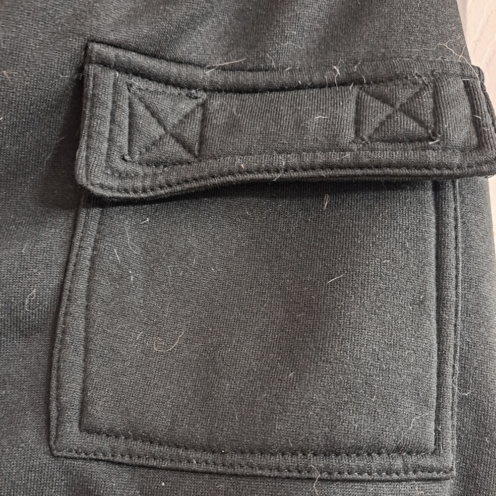 New Men's Classic Black Cargo Pants